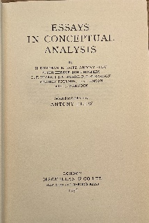 Essays in Conceptual Analysis (page)