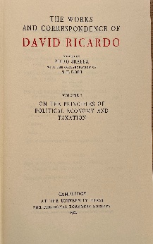 The Works and Correspondence of David Ricardo Vol. 1 (page)