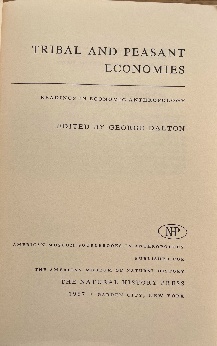 Tribal and Peasant Economies (page)